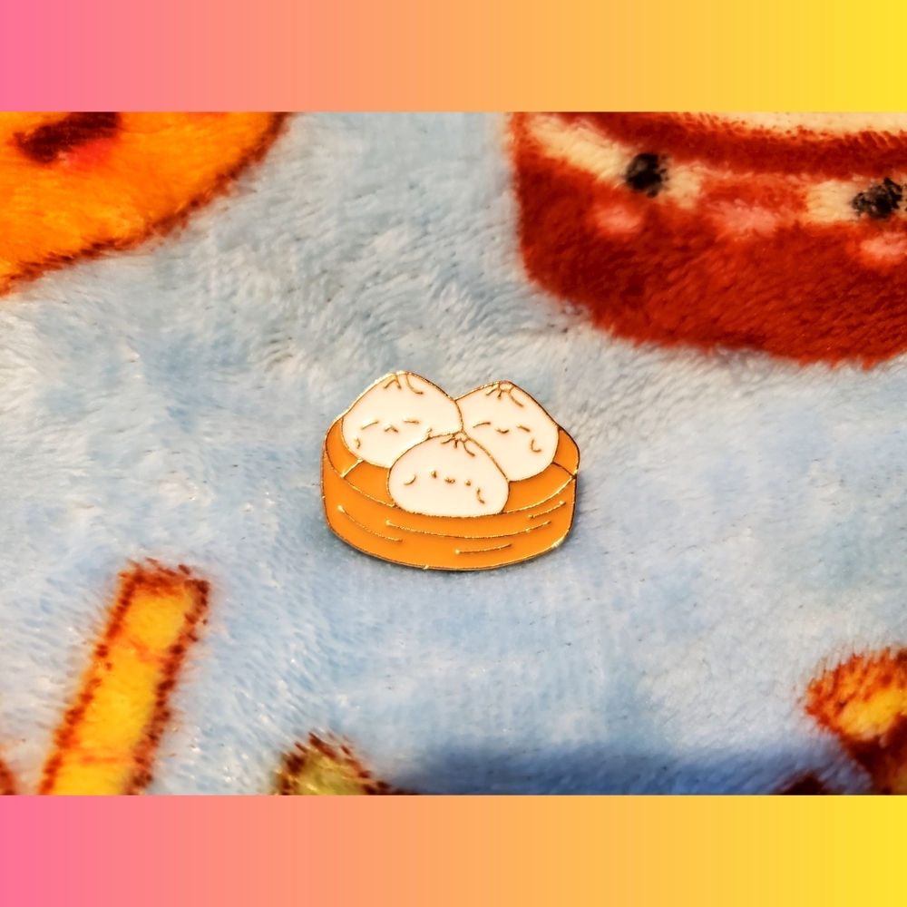 Dumpling Family Enamel Pin